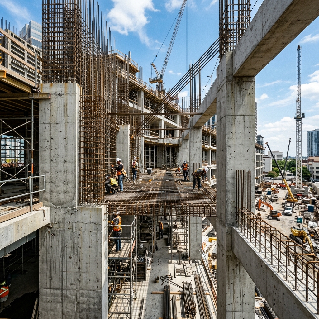 Wholesale Construction Materials - Seismic Steel Rebar and Portland Cement