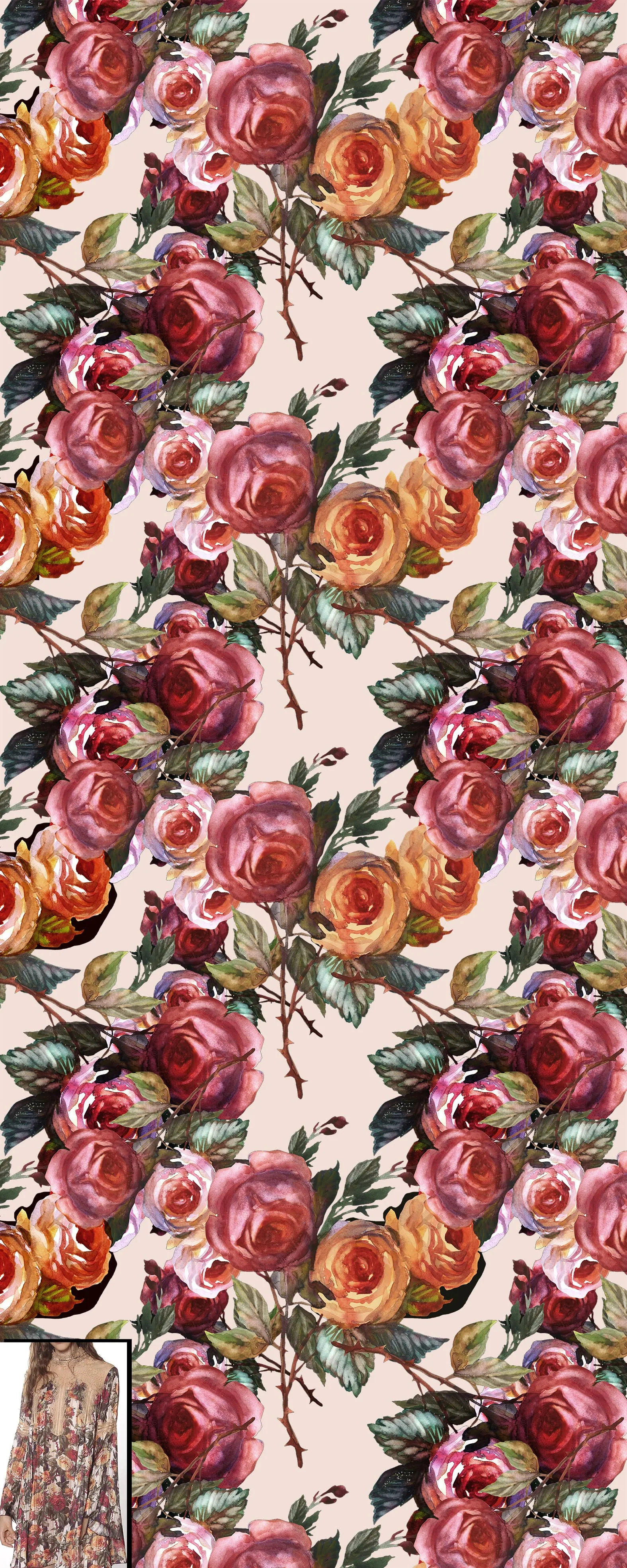 Heimtextilien-Digitaldruckkollektion