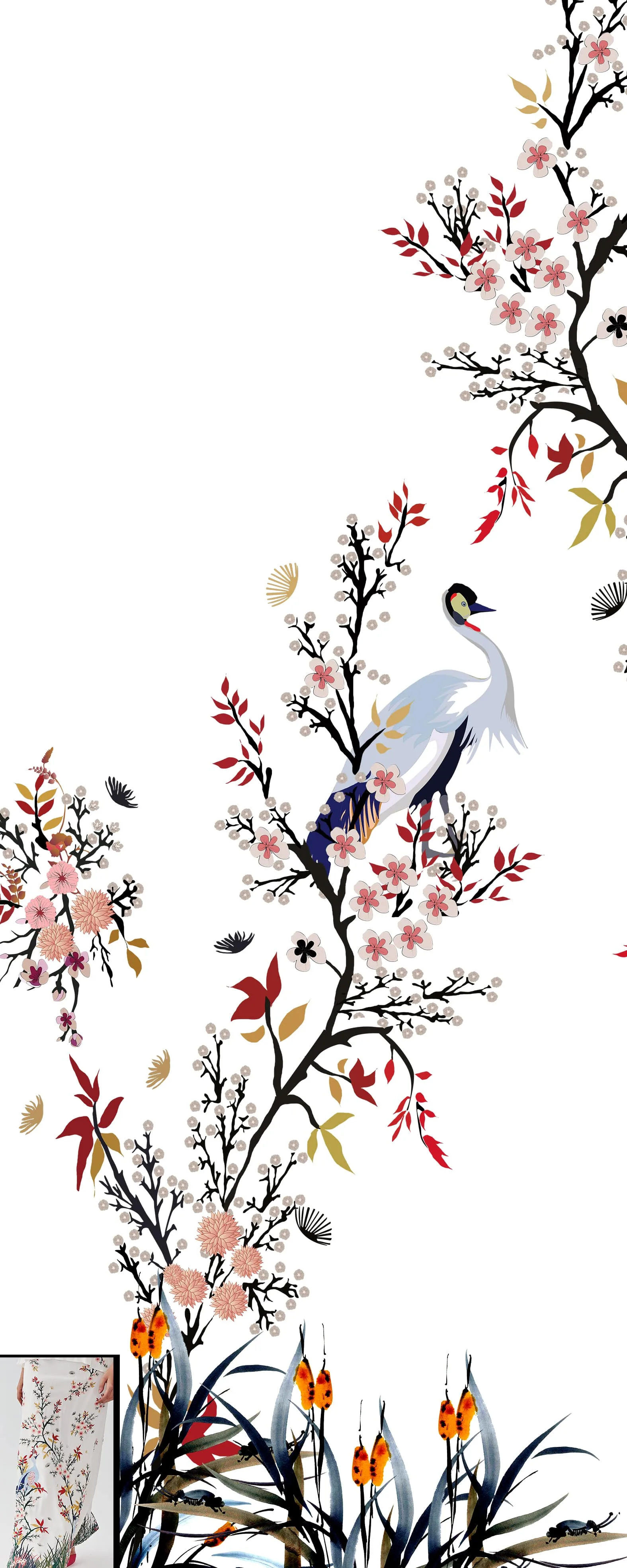 Neon fluoreszierendes digitales Stoffdruckmuster