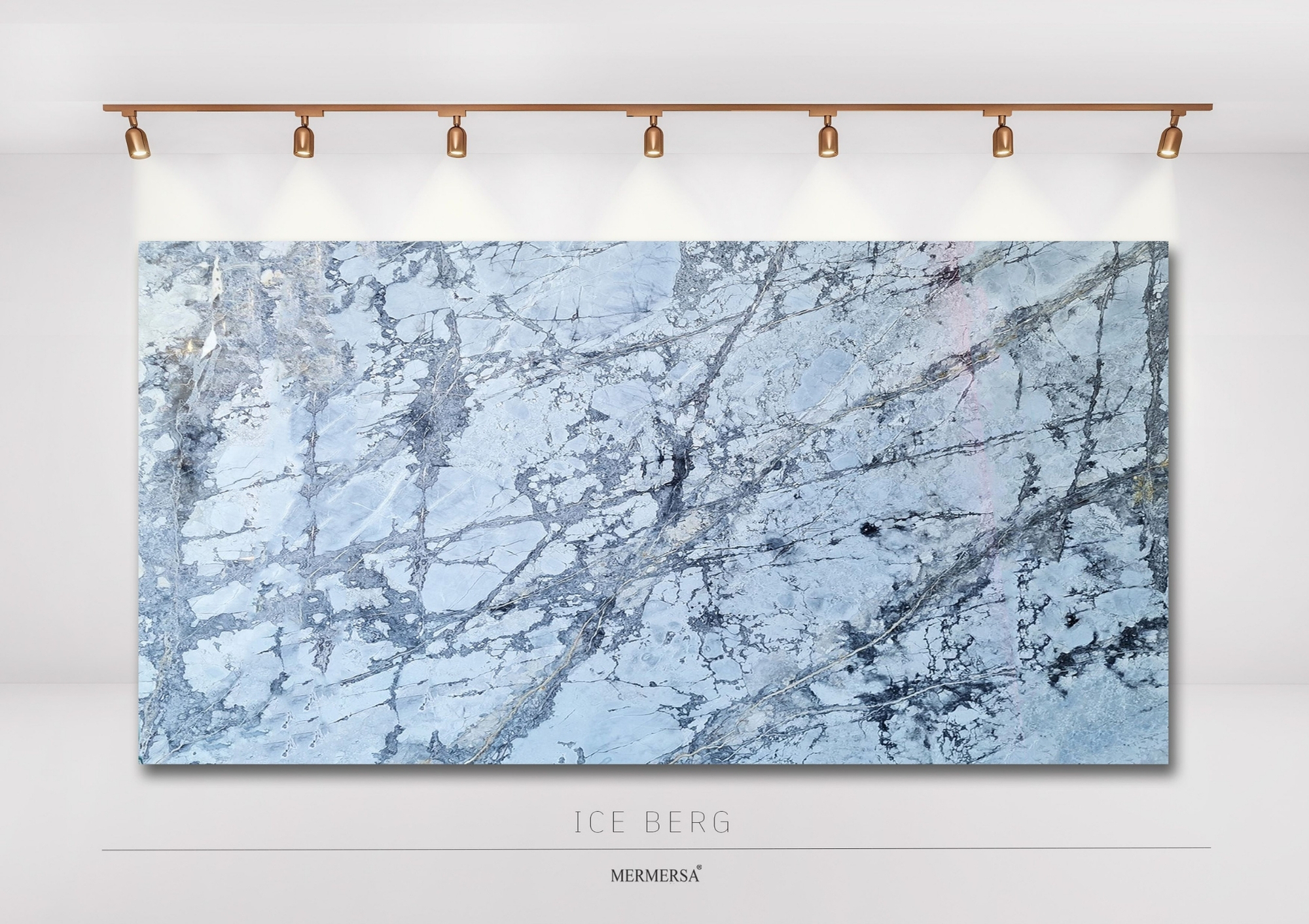 Ice Berg Marble — Cool Blue Tone