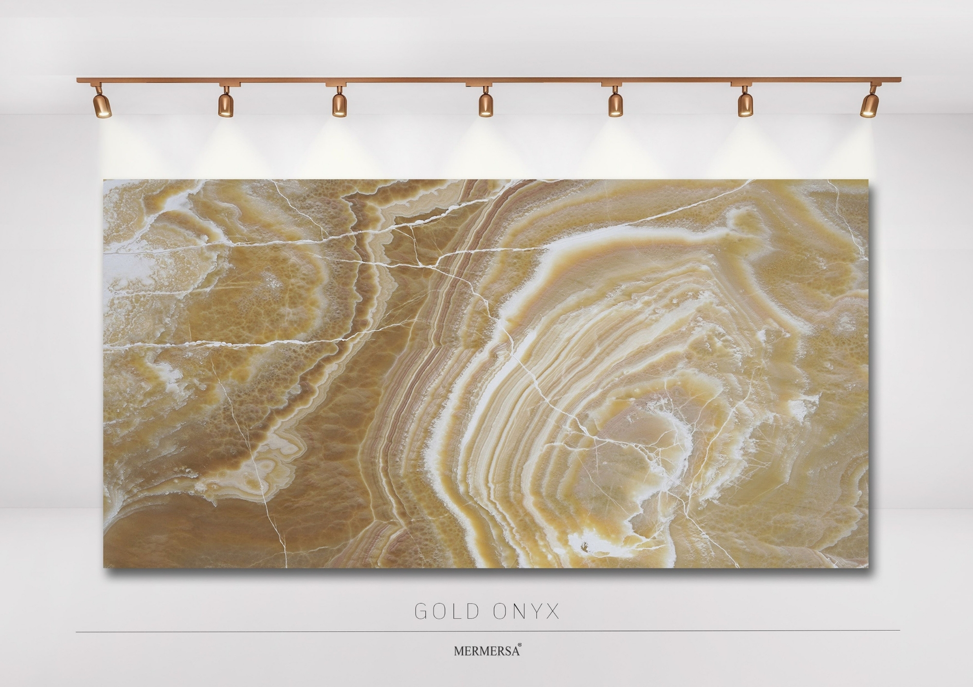 Gold Onyx Marble — Golden Translucent