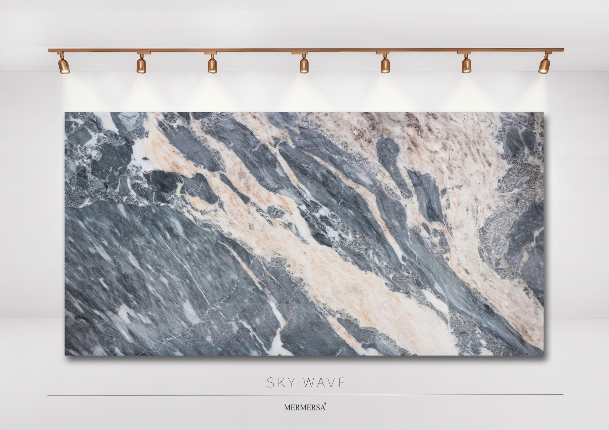 Sky Wave Marble — Ocean Pattern