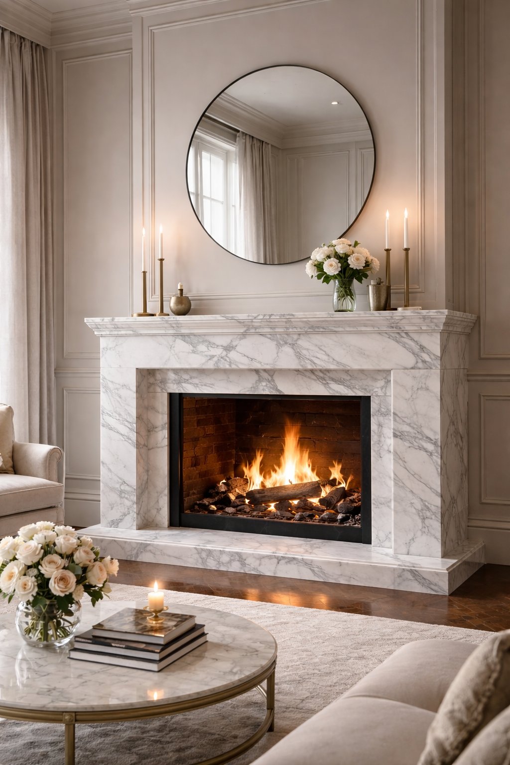 Marble Fireplaces design FRP003