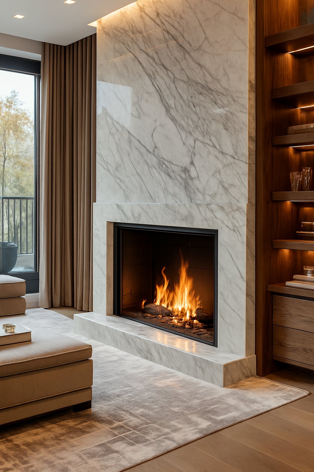 Marble Fireplaces design FRP016