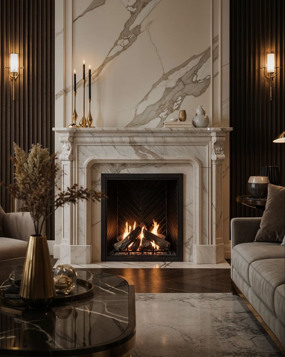Marble Fireplaces design FRP020