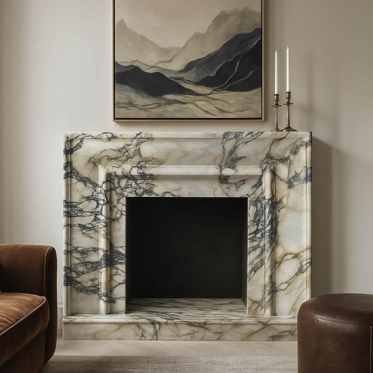 Marble Fireplaces design FRP027