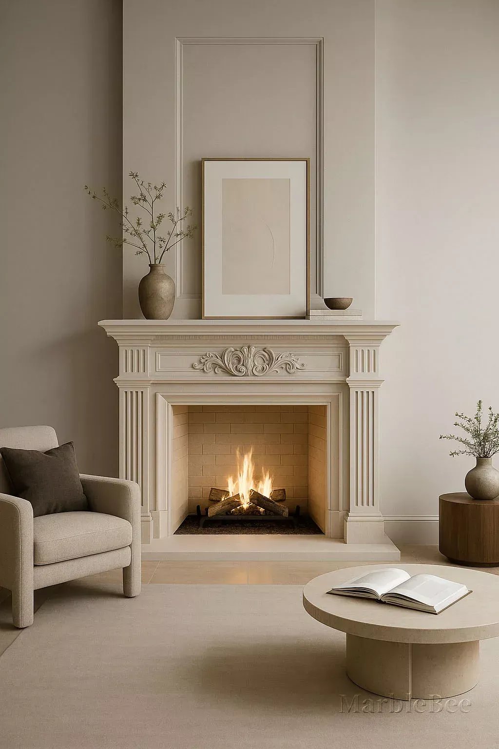 Marble Fireplaces design FRP029