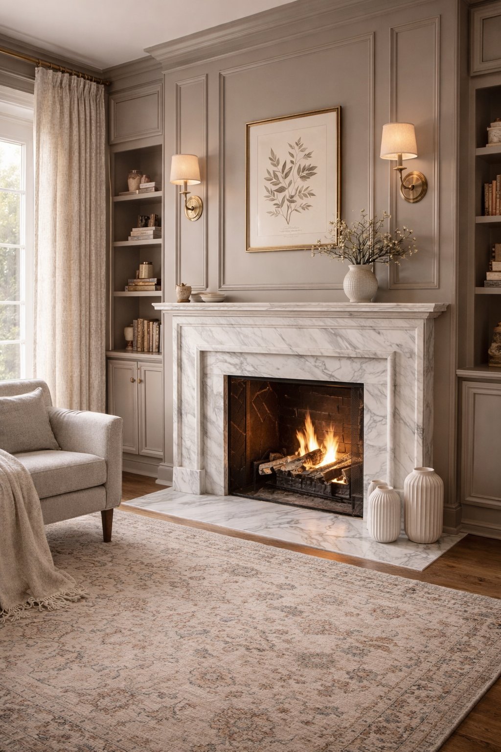 Marble Fireplaces design FRP034