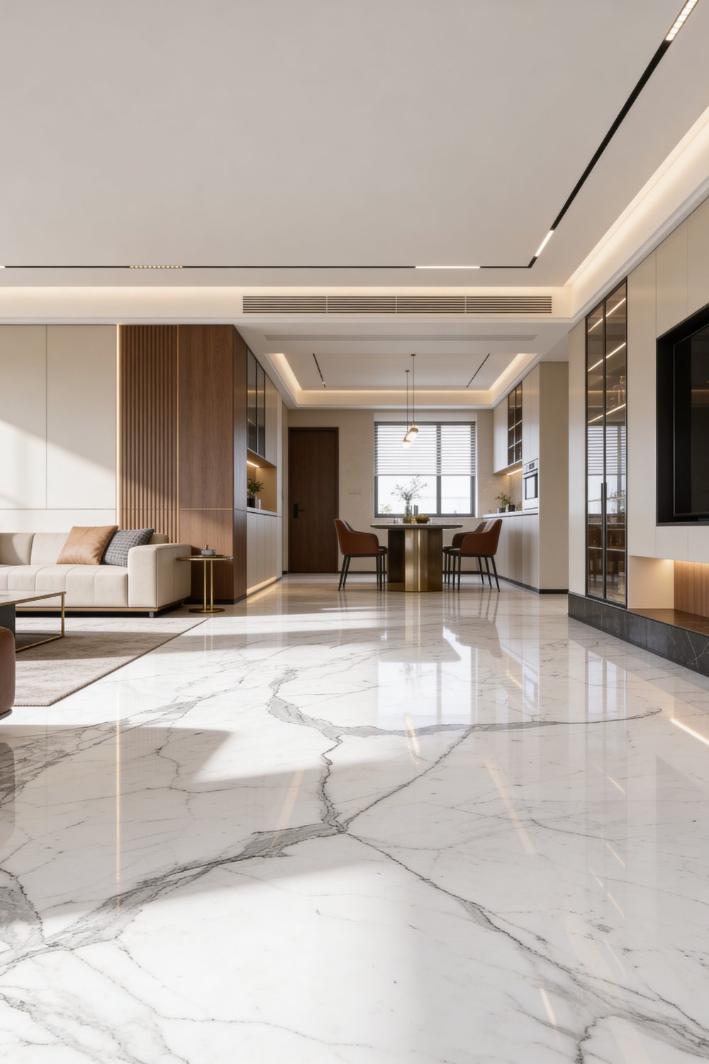 Marble Flooring design FLR042
