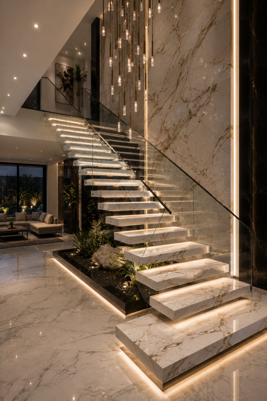 Marble Staircases design STC025