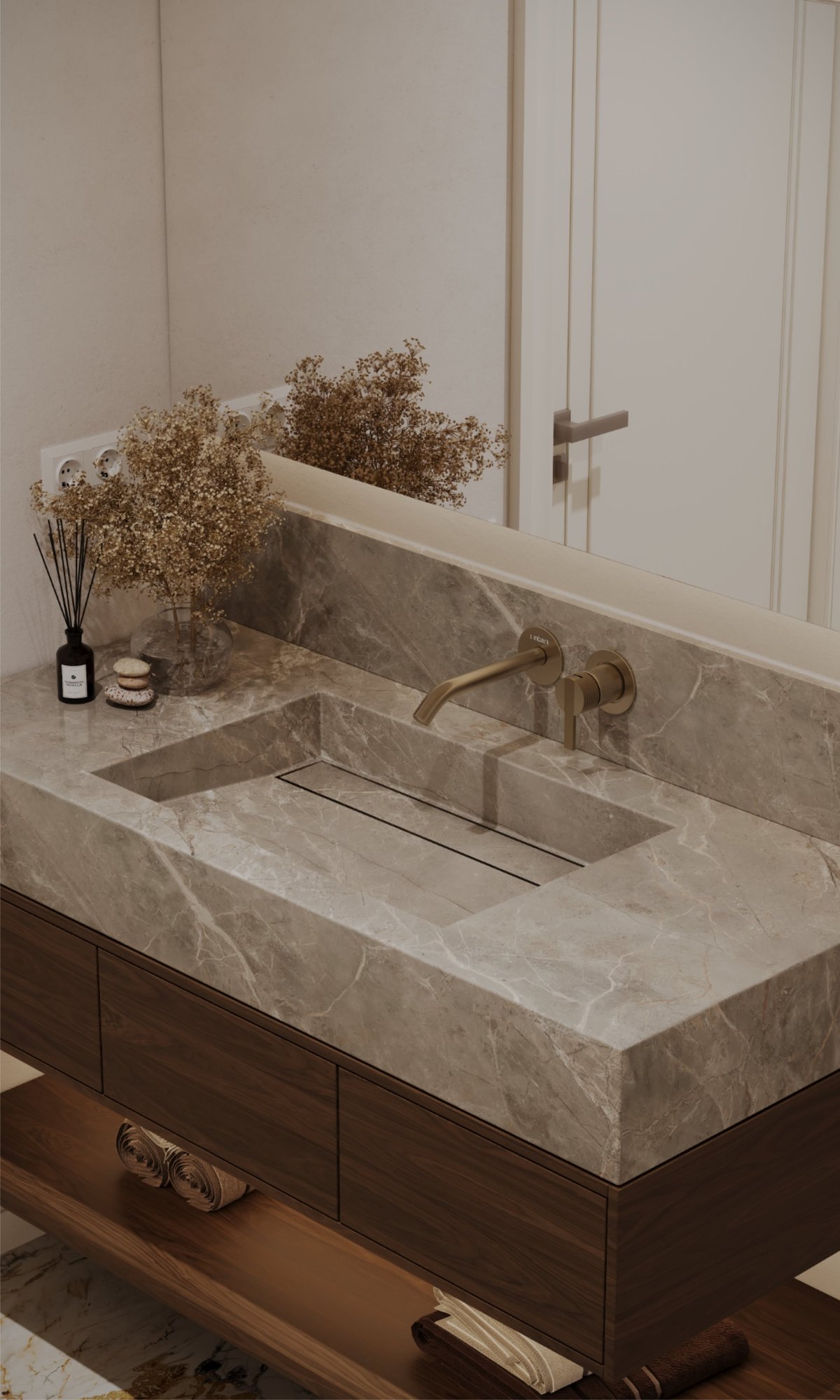 Marble Washbasins design WSB026
