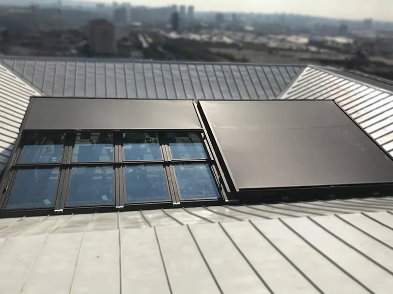 Ceiling zip screen